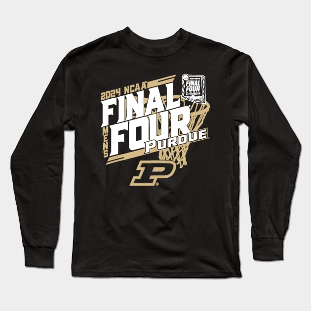 Purdue Boilermakers Final Four 2024 Long Sleeve T-Shirt by subsystemflamingo